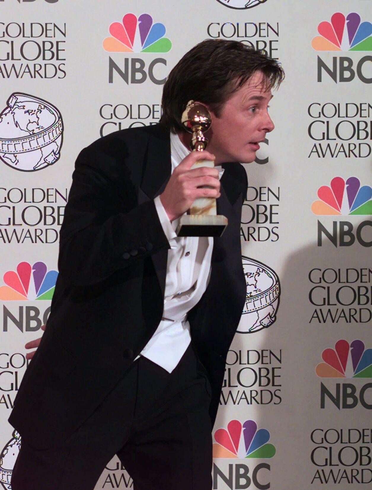1998: Michael J. Fox wins Golden Globe
